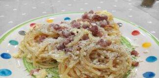 Bucatini alla carbonara light