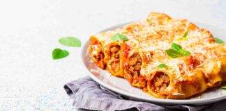 Cannelloni sugo e salsiccia con ricotta