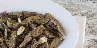 carciofi cotti in padella con prezzemolo