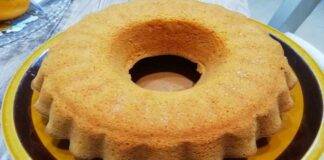 Ciambella soffice alla vaniglia light