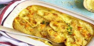 Conchiglioni ripieni di zucca e ricotta al forno con besciamella