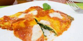 Crepes ripiene di spinaci e mozzarella ricettasprint