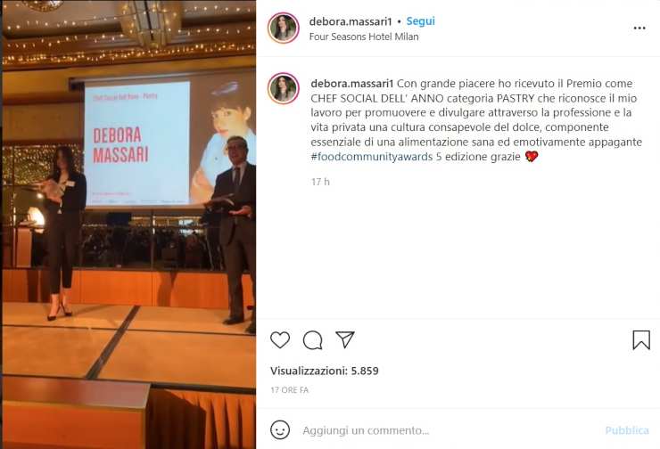 Debora Massari supera Iginio - RicettaSprint
