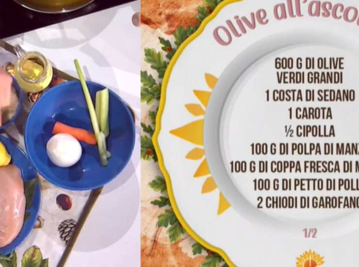 E' sempre Mezzogiorno | Ricetta dello street food dello chef Daniele Persegani | Olive all'ascolana