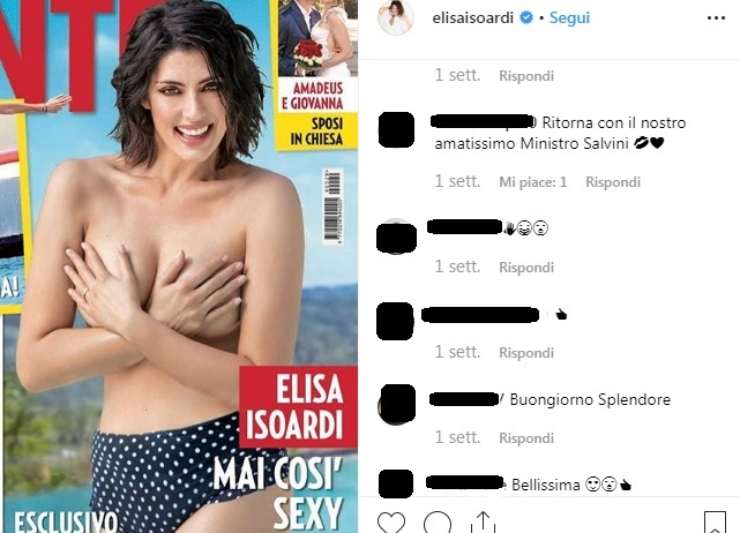Elisa Isoardi topless - RicettaSprint