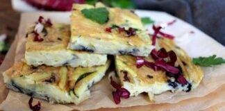 Frittata con radicchio