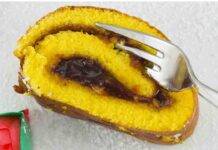 rotolo a fette con confettura