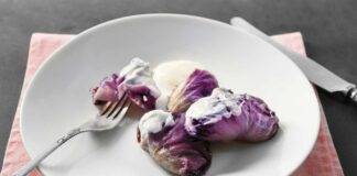 Involtini di radicchio con salsicce