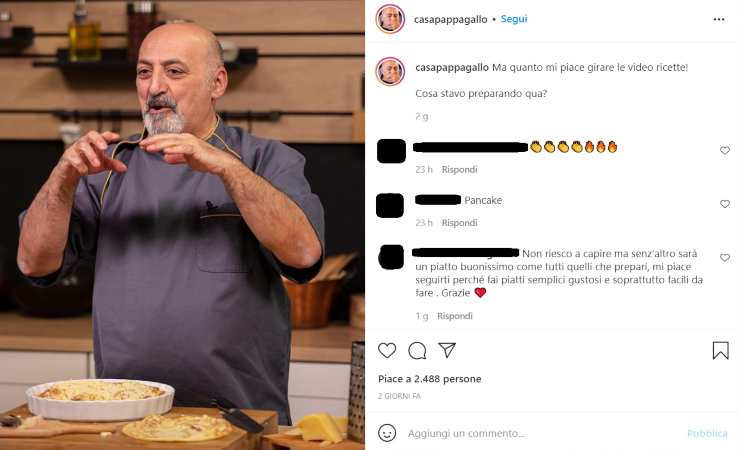 Luca Pappagallo dopo La Prova del Cuoco - RicettaSprint