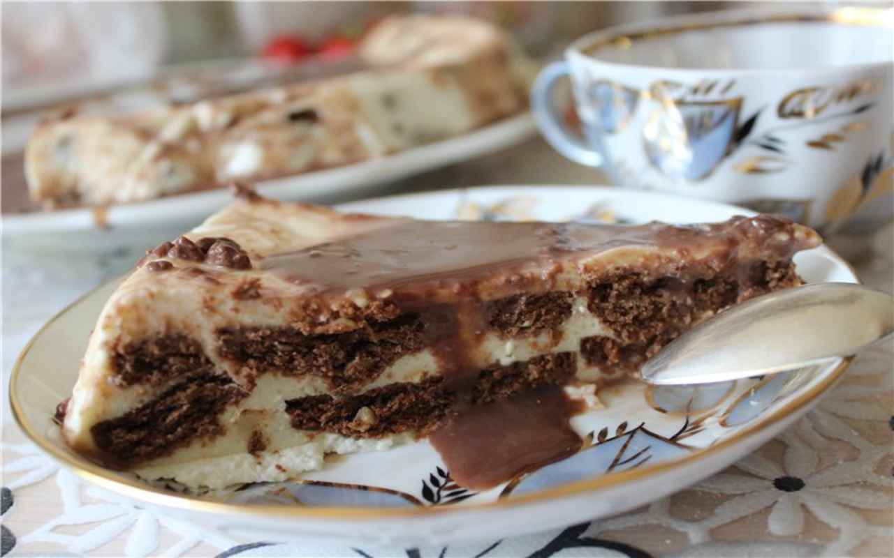 mattonella cioccolato biscotti mascarpone ricetta