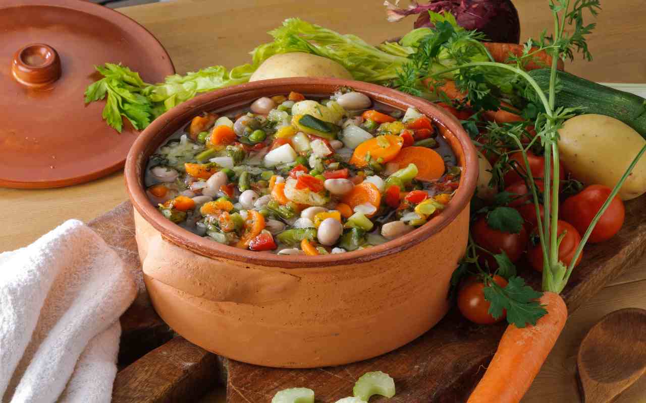 minestrone pesto verdure ricetta