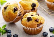 Muffin con mirtilli