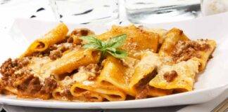 Paccheri al coniglio