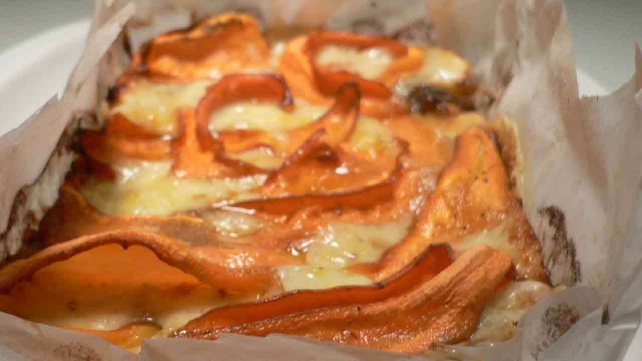 zucca farcita al forno