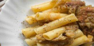 Pasta alla finta genovese con simmenthal