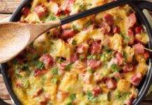 pasta al forno con pancetta e uova