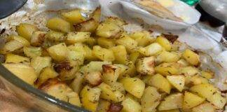 Patate al forno con curry e rosmarino