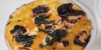 Pizza casareccia con crema di zucca philadelphia e sottiletta