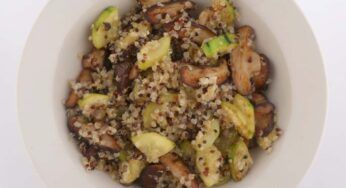 Quinoa risotto con funghi porcini e nocciole | Primo nutriente e saporito