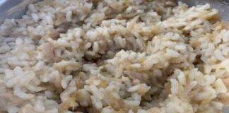 Risotto con verza light