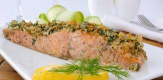 Salmone gratinato