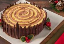 Tronco girella di Natale ricetta