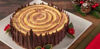 Tronco girella di Natale ricetta