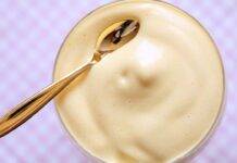 Crema all'uovo al bicchiere