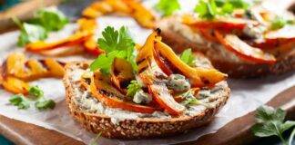 Bruschetta con zucca