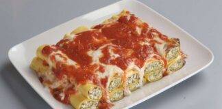 Cannelloni di magro con ricotta e spinaci