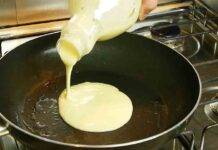 Impasto per crepes in bottiglia