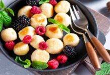 Frittelle dolci con cuore sorprendente