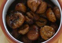 Marroni al miele e rum