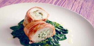 Involtini carne pancetta ricotta