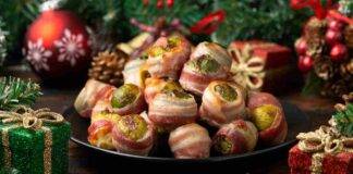 Involtini fritti di pancetta e cavoletti di Bruxelles