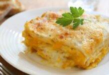 Lasagna con zucca robiola e besciamella