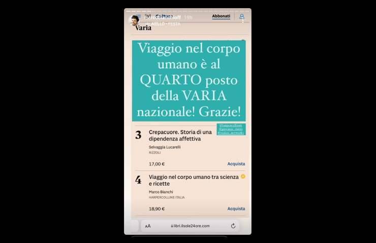 Marco Bianchi annuncio gioia - RicettaSprint