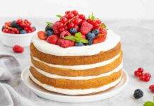 Pan di spagna alle mandorle