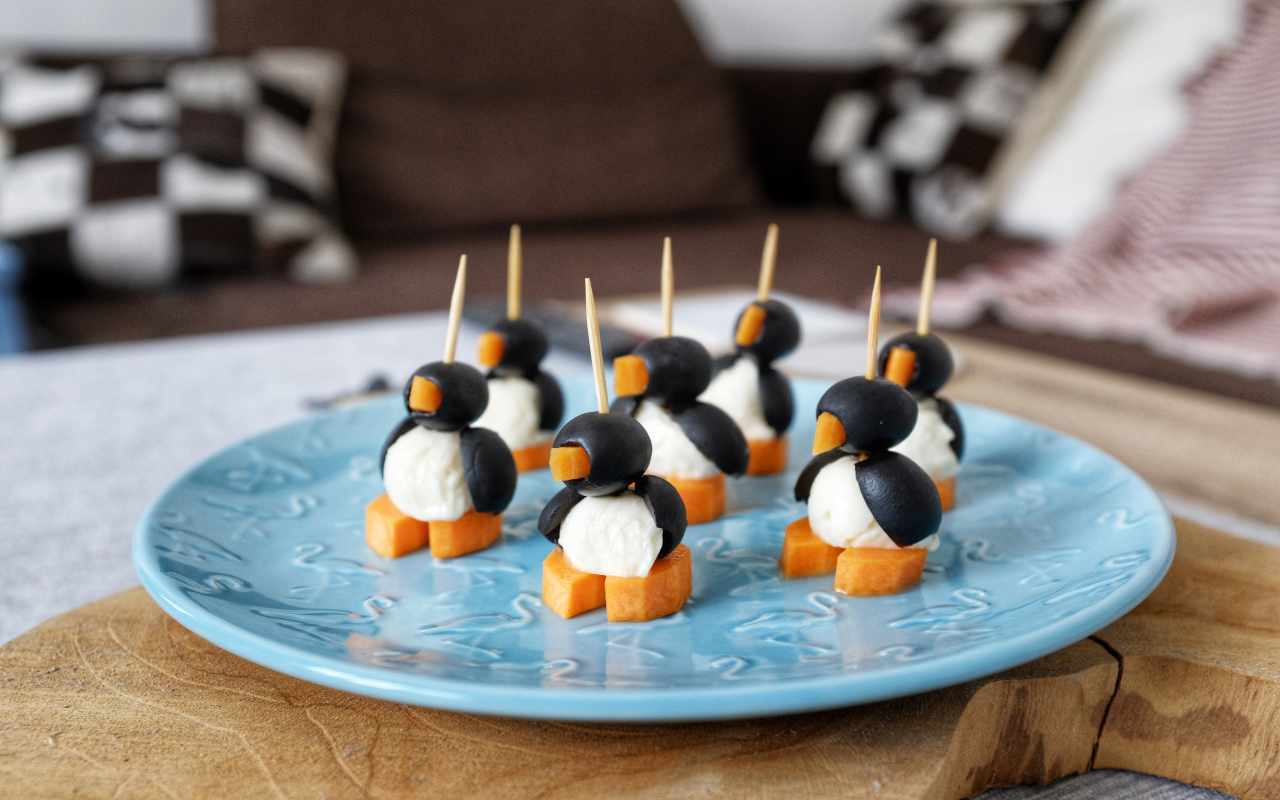 Pinguini olive formaggio ricetta