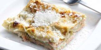 Lasagne con crema al salmone