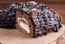 Dolce Natalizio con pasta biscotto alla nutella