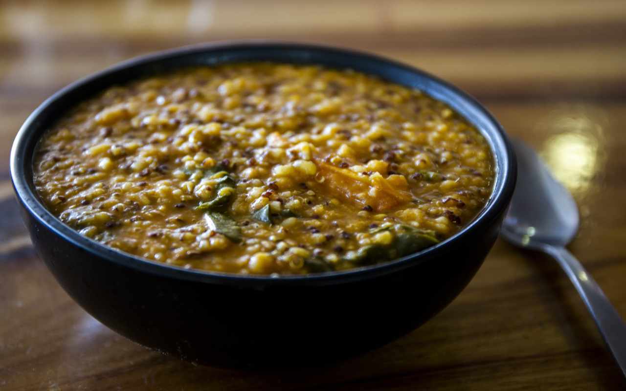zuppa lenticchie ceci quinoa ricetta