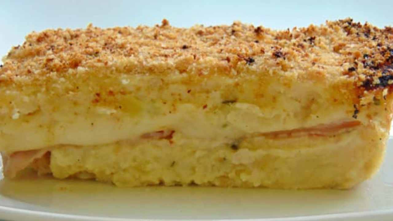 Pasticcio di patate al forno croccante