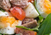 Insalata pere e iceberg il mio pranzo di tutti i giorni, buona e pronta in un attimo
