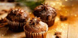 muffin alle mandorle con cannella e anice stellato