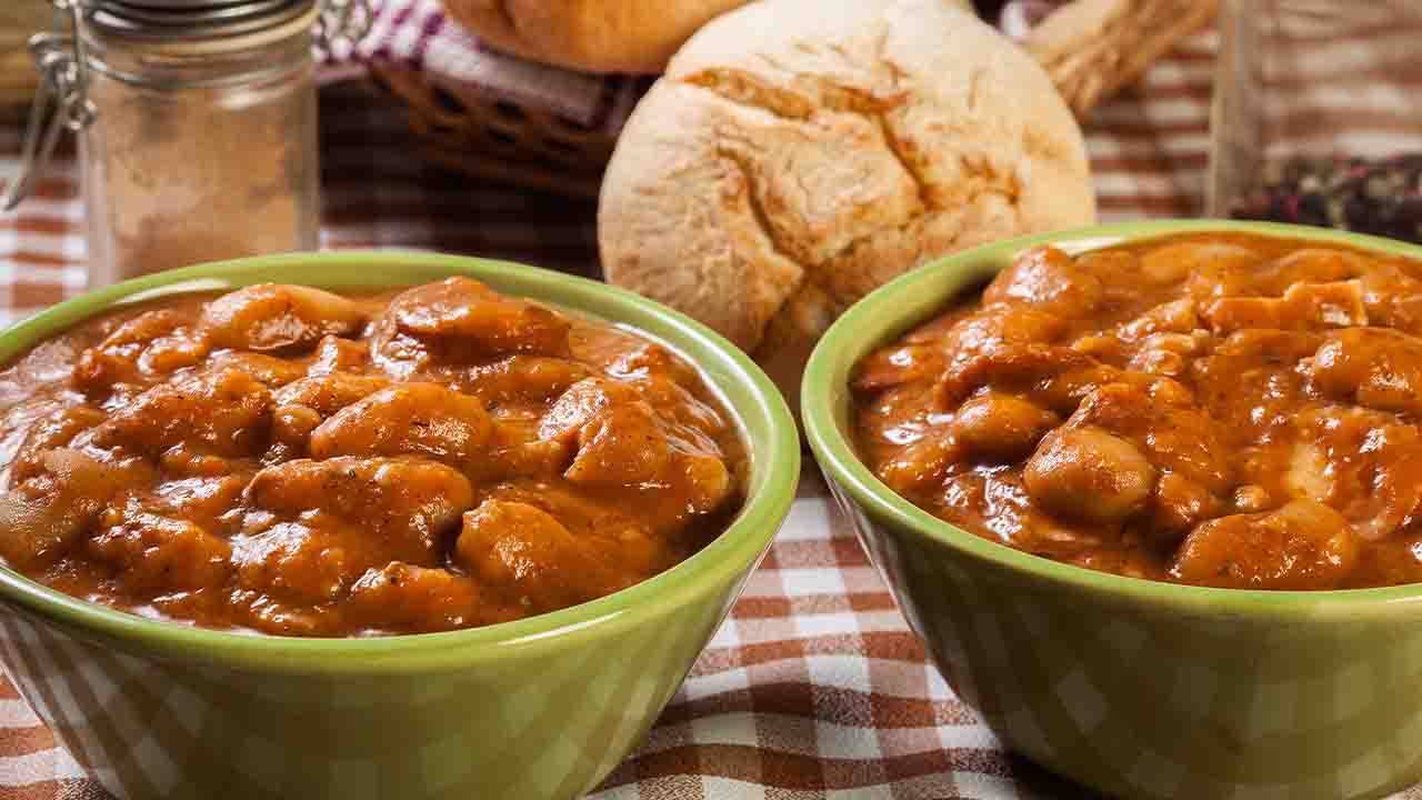 zuppa di fagioli e salsicce