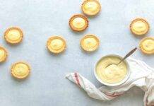 Crostatine ovis mollis con crema al cioccolato bianco 20220/01/16 ricettasprint