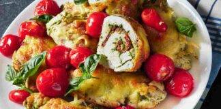 Involtini di pollo con pesto e pomodorini 2022/01/30 ricettasprint