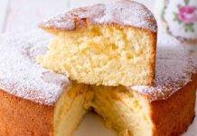 Torta al latte caldo