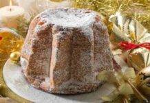 Pandoro con gelato e caffè